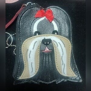 Rolfs Leather Dog Coin Purse